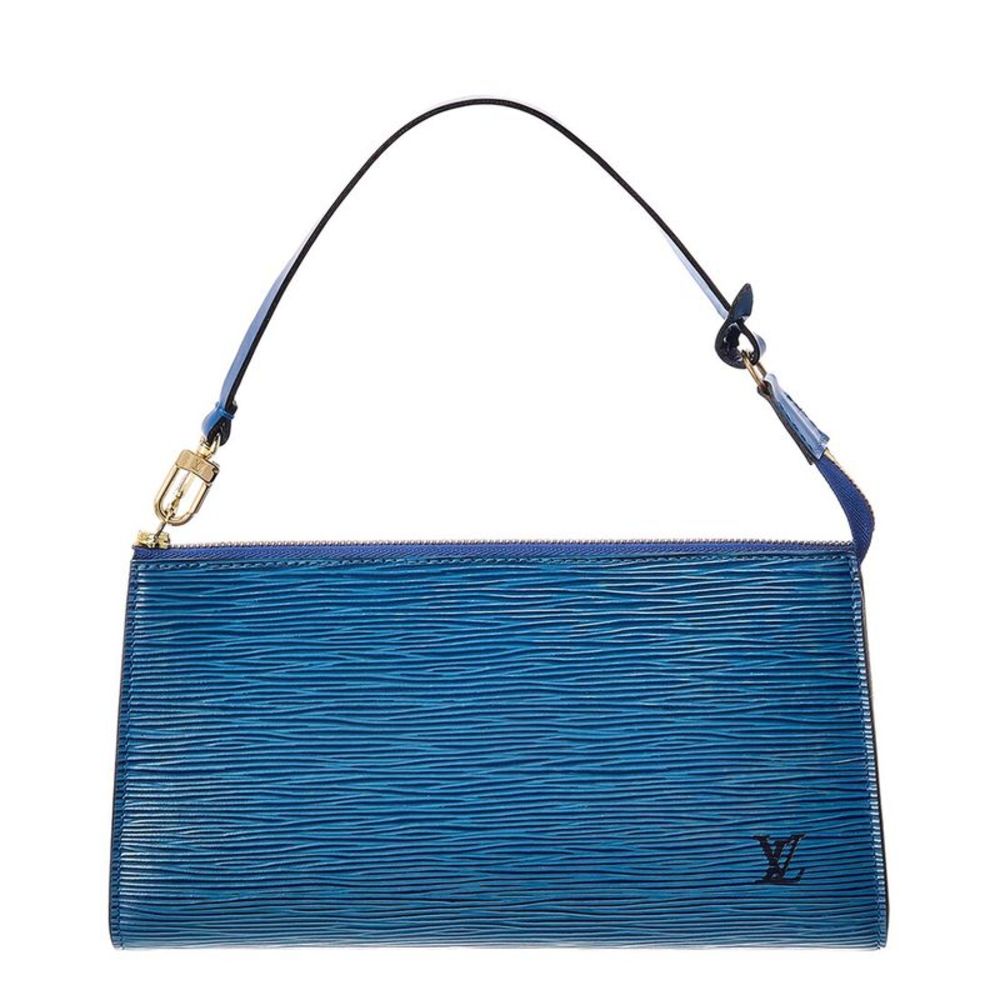 Louis Vuitton Blue Epi Leather Pochette Accessoires (Authentic Pre-Owned)